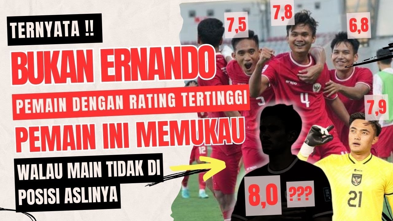 Rating Pemain Tim Nasional Sepak Bola Jepang vs Timnas Indonesia